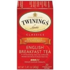 Twinings Decaf English Breakfast Tea (6×20 Bag)