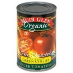 Muir Glen Org Diced Fire Roasted Tomato + Chilies (12×14.5 Oz)