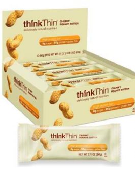 Think Baby Chunky Peanut Butter Thin Bar (10×2.1 Oz)