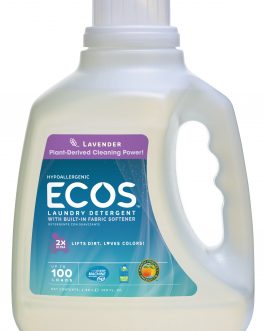 Earth Friendly Ecos Lavender Ultra Liquid Detergent (4×100 Oz)