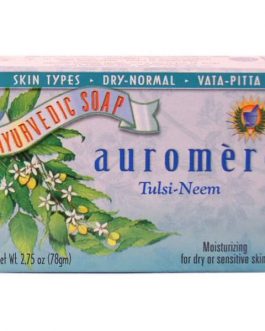 Auromere Tulsi Neem Bar Soap (1×2.75 Oz)