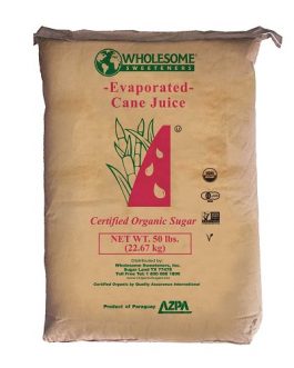 Wholesome Sweeteners Evaporated Cane Sugar Juice (1x50lb)