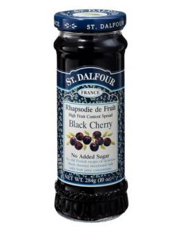 St. Dalfour Black Cherry 100% Fruit Conserve (6×10 Oz)