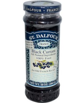 St. Dalfour Black Currant 100% Fruit Conserve (6×10 Oz)