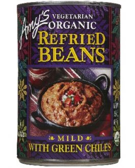 Amy’s Kitchen Refried Beans With Green Chili’s (12×15.4 Oz)