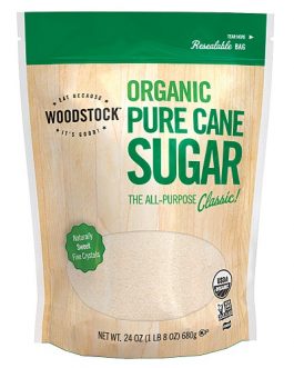 Woodstock Farms Pure Cane Granulated Sugar ( 12×24 Oz)