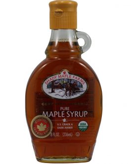 Shady Maple Farms Grade a Dark Maple Syrup Glass (12×12.7 Oz)