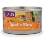 Halo Cat Chicken Spots Stew (12×5.5 Oz)