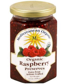 Mediterranean Organics Raspberry Preserves (12×13 Oz)