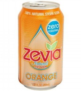 Zevia Natural Orange Diet Soda (4x6x12 Oz)