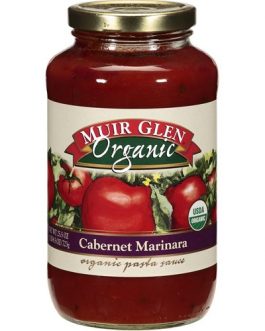 Muir Glen Cabernet Marinara Pasta Sauce (12×25.5 Oz)