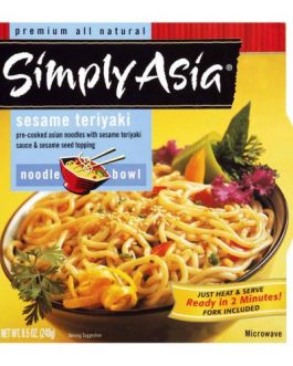 Simply Asia Sesame Teriyaki Noodle Bowl (6×8.5 Oz)