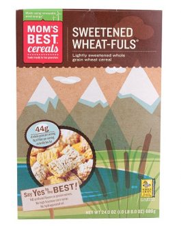 Mom’s Best Cereal Sweetened Wheat Fuls Cereal (12×24 Oz)