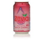 Zevia Natural Black Cherry Diet Soda (4x6x12 Oz)