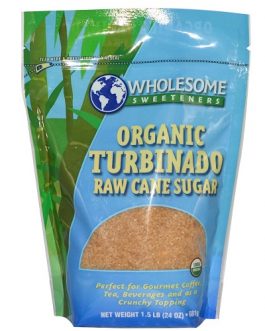 Wholesome Sweetners Turbinado Raw Sugar ( 12×1.5 LB)