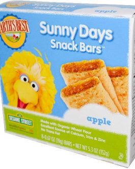 Earth’s Best Sesame Street Apple Snack Bar (6×5.3 Oz)