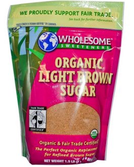 Wholesome Sweetners Light Brown Sugar ( 6×24 Oz)