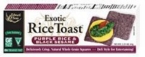 Edward & Sons Black Sesame Brown Rice Toast (12×2.25 Oz)