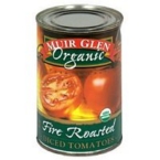 Muir Glen Diced Fire Roasted Tomato No Salt (12×14.5 Oz)