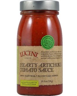 Lucini Italia Artichoke Pasta Sauce (6×25.5 Oz)