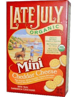 Late July Mini Cheeze Sandwich Cracker (12×5 Oz)