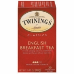 Twinings English Breakfast Tea (6×20 Bag)