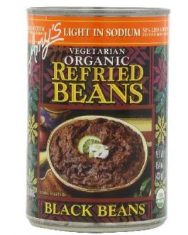 Amy’s Kitchen Refried Black Beans Low Sodium (12×15.4 Oz)