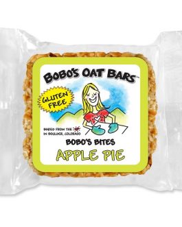 Bobo’s Oat Bars Bites, Apple Pie, GF (6x5x1.3 OZ)