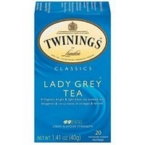 Twinings Lady Grey Tea (6×20 Bag)