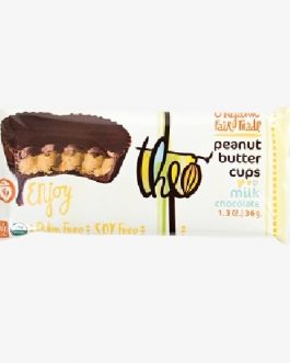 Theo Chocolate Milk Chocolate, Peanut Butter Cups (12×1.3 OZ)