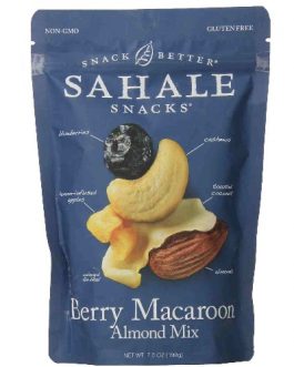 Sahale Snacks Berry Macaroon Almond Mix (4×7 OZ)