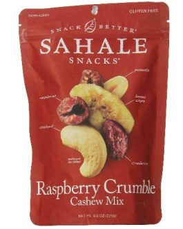 Sahale Snacks Raspberry Crumble Cashew Mix (4×8 OZ)