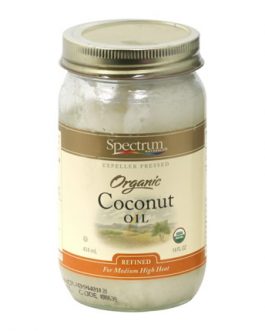 Spectrum Naturals Refined Coconut Oil ( 12×14 Oz)