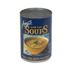 Amy’s Kitchen Low Fat No Chicken Noodle Soup (12×14.1 Oz)