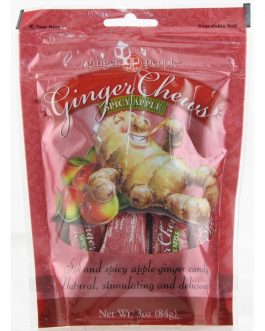 Ginger People Spicy Apple Ginger Chews (24×3 Oz)