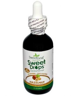 Sweet Leaf Wisdom Stevia Hazelnut Liquid (1×2 Oz)