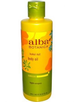 Alba Botanica Kukui Nut Massage Oil (1×8.5 Oz)