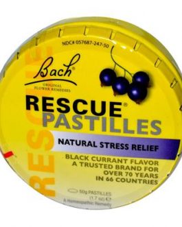 Bach Rescue Remedy Pastilles Black Currant Display (12×50 GM)