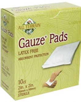 All Terrain Gauze Pads 2″ X 2″ (1×10 PC)