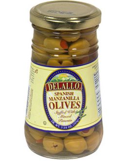 De Lallo Stuffed Manzanilla Olives (12×5.75 Oz)