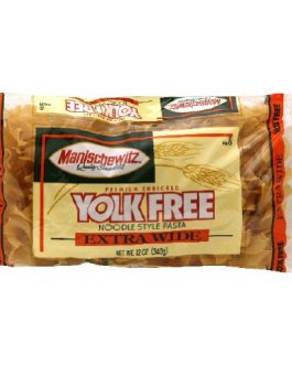 Manischewitz Extra Wide Yolk Free Noodles (12×12 Oz)