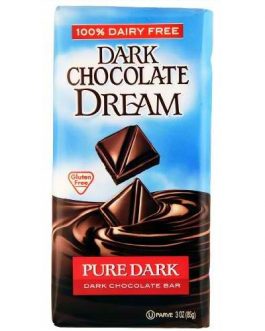 Dream Bar Pure Dark Chocolate Bar (12×3 Oz)