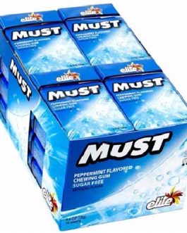 Elite Must Sf Peppermint Gum (16×0.9OZ )