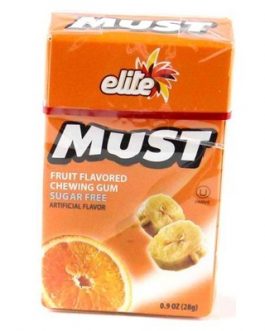 Elite Must Sf Fruit Gum (16×0.9OZ )