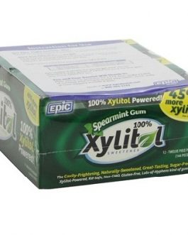 Epic Dental Xylitol Gum Spearmint (12×12 CT)