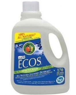 Earth Friendly Ecos Lemongrass Laundry Det (2x170OZ )