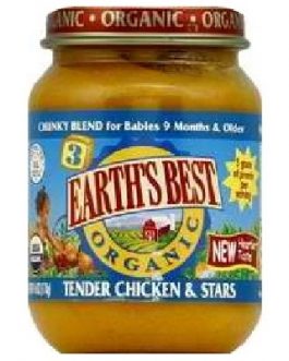 Earth’s Best Baby Foods Baby Chicken/Star Sp (12x6OZ )