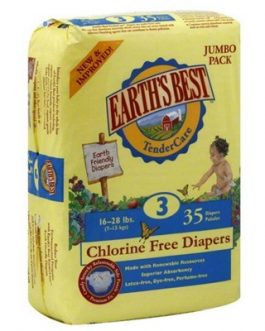 Earth’s Best Tendercare Diapers Size 3 (4×35 CT)