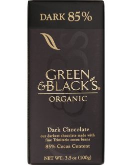 Green & Black Dark Chocolate 85% (10×3.5 Oz)