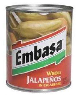 Embasa Whole Jalapenos (12x26OZ )